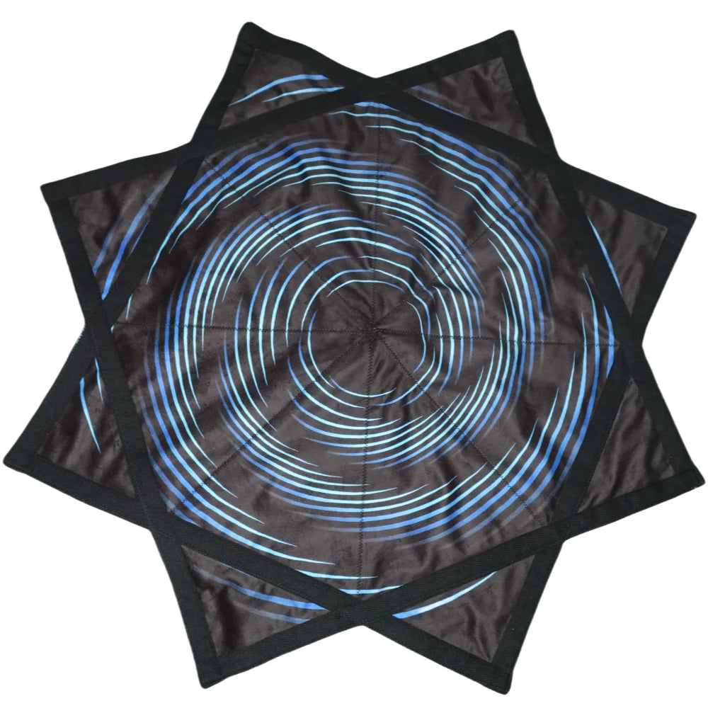 Swirling double-sided printed fluorescent Dapo Star