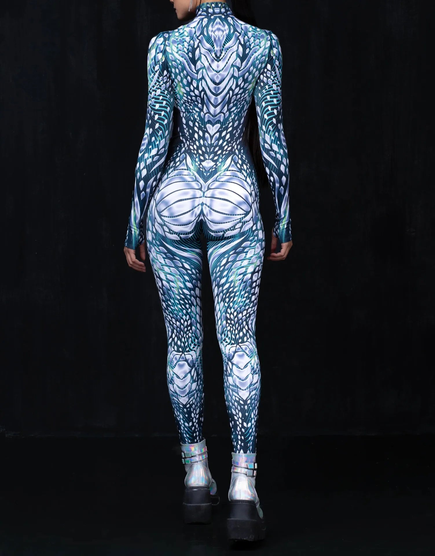 Trip Suit Full-Body Rave Bodysuit