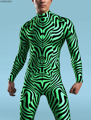 Illusion Full-Body Rave Bodysuit