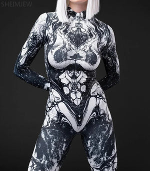 Vortex Vogue Full-Body Rave Bodysuit