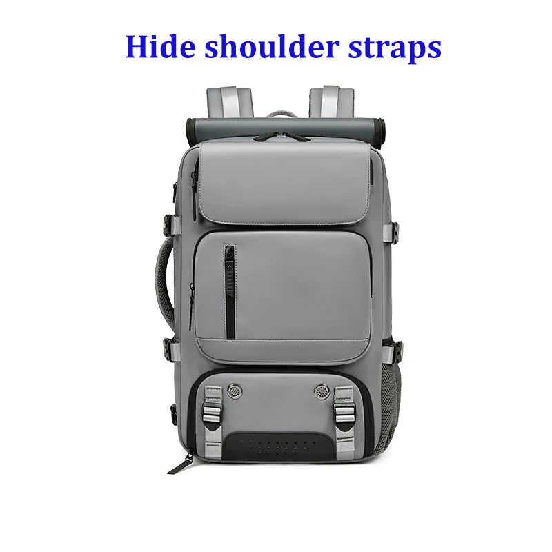 Hiking camping backpack with Hidden USB charging port