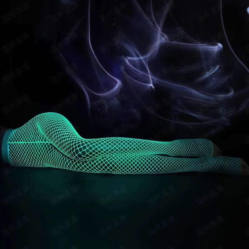 Luminous Glow in the dark Fishnet Stockings