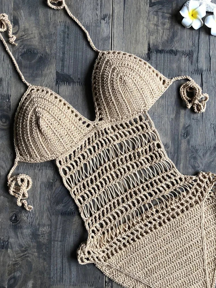 Handmade Bohemian Crochet Monokini