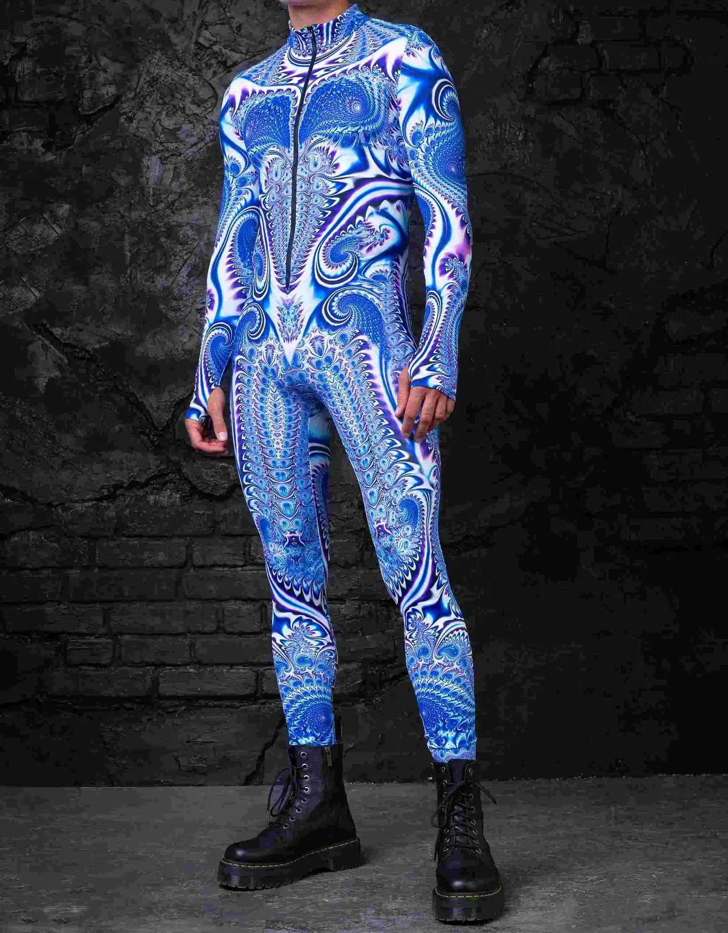 Dream Weave Full-Body Rave Bodysuit Mens