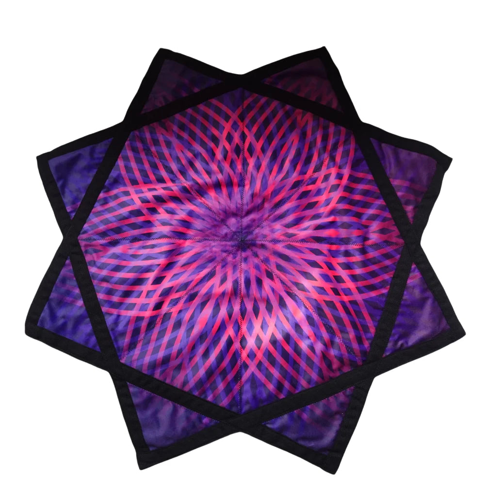 Swirling double-sided printed fluorescent Dapo Star