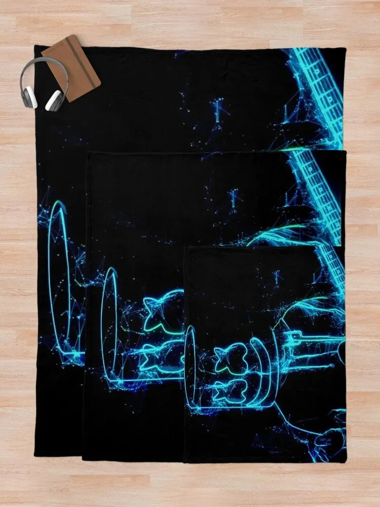 Marshmello Lighting Throw Blanket