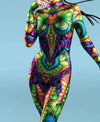 Psy-Fashion Full-Body Rave Bodysuit