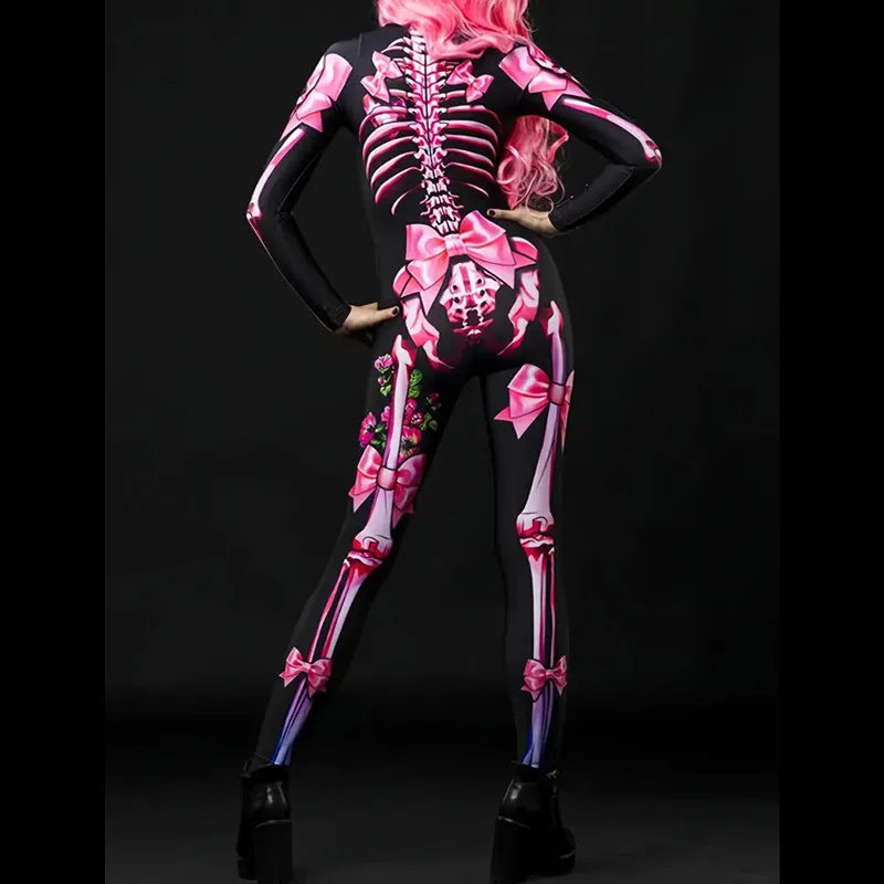 Skeleton Flower Bodysuit