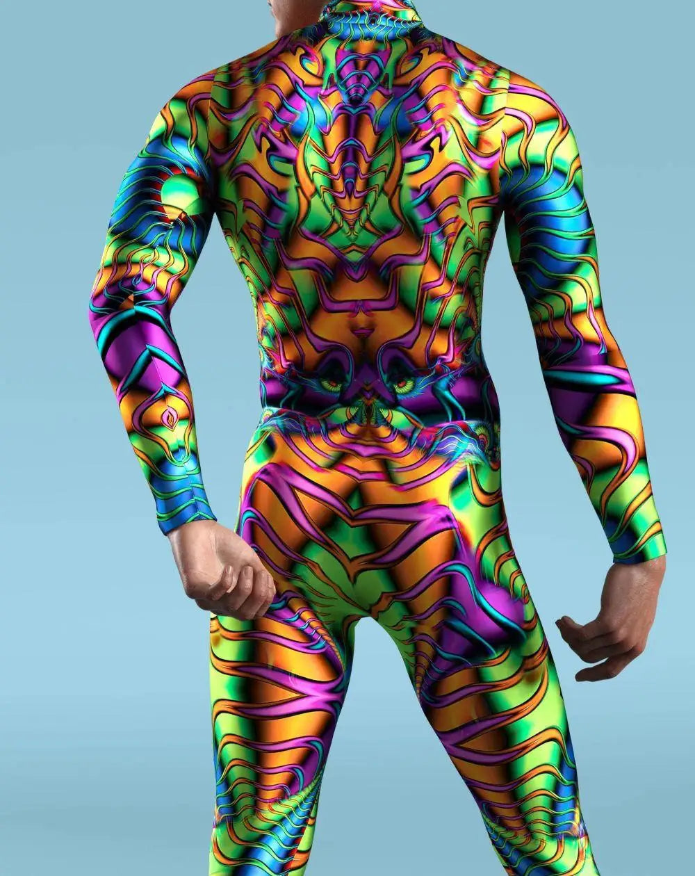 PsyFashion Full-Body Rave Bodysuit Mens