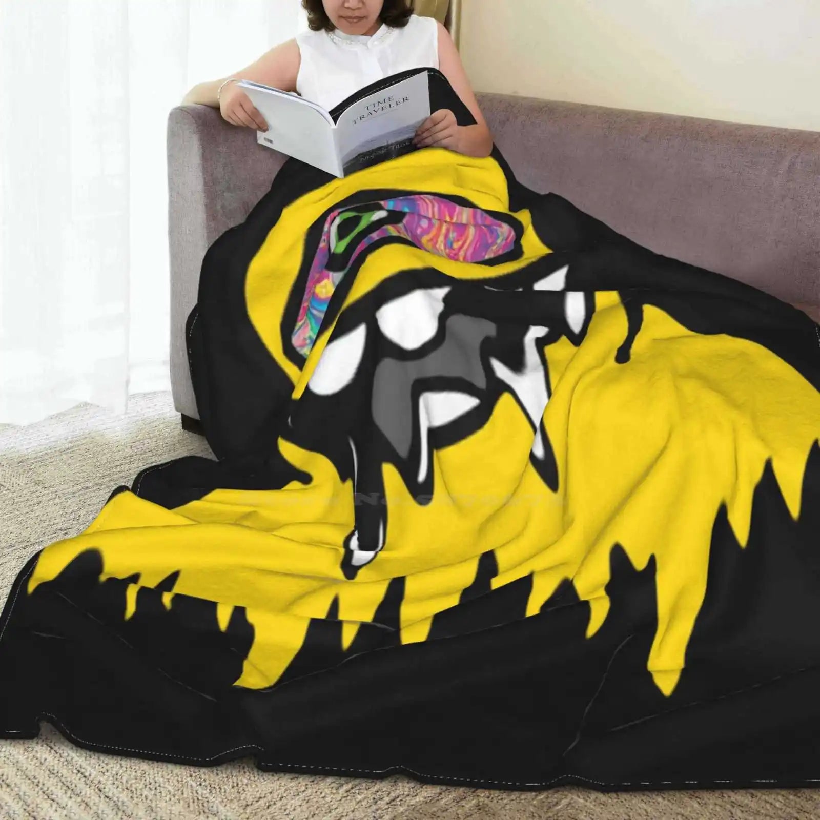 Subtronics Trippy Cyclops Throw Blanket