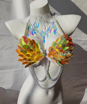 Siren Song Pearl & Sequin Mermaid Bra