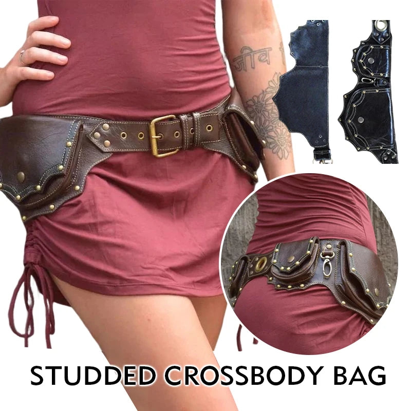 Medieval Steampunk Leather Utility Belt