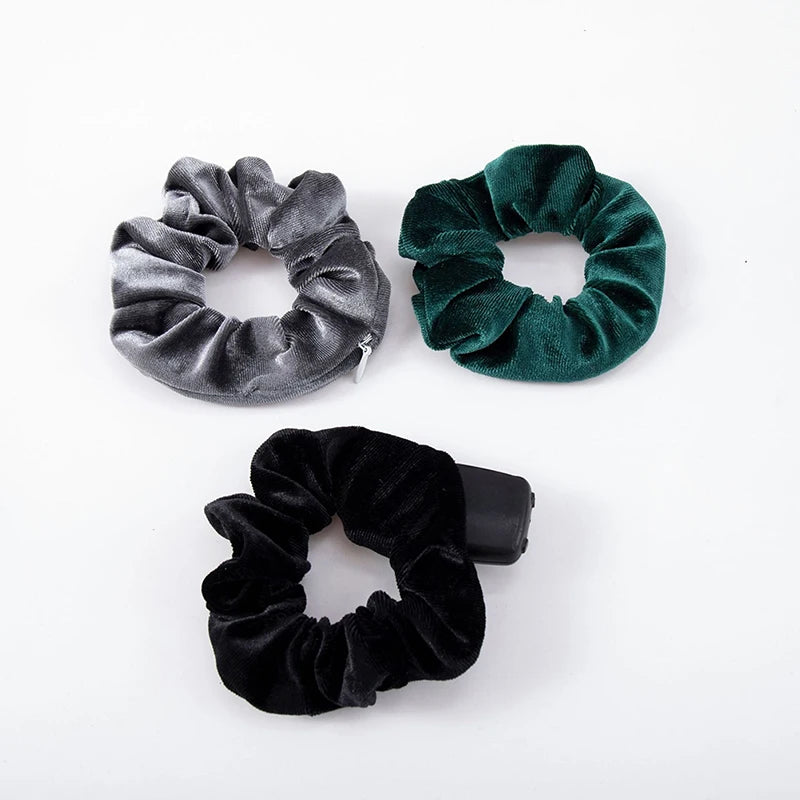 Hair Scrunchie With Hidden Storage Compartment