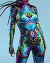 Mystic-Morph Full-body Rave Bodysuit