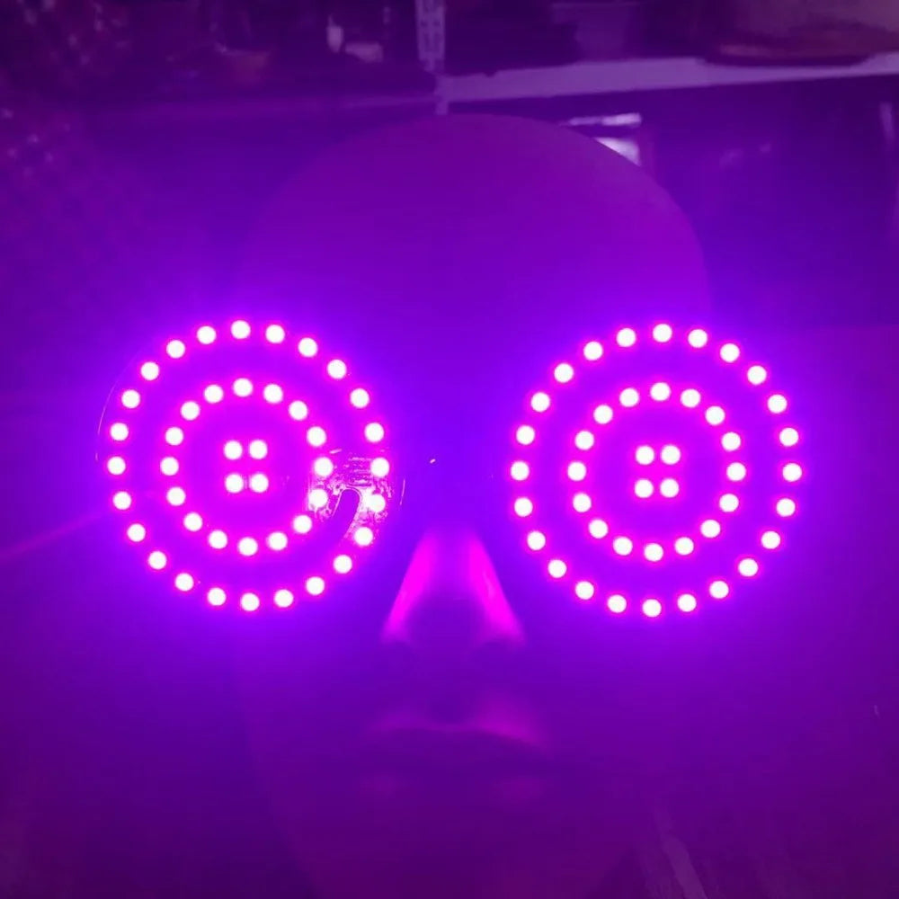 High Grade USB Recharge Rezz Led Light up Goggles