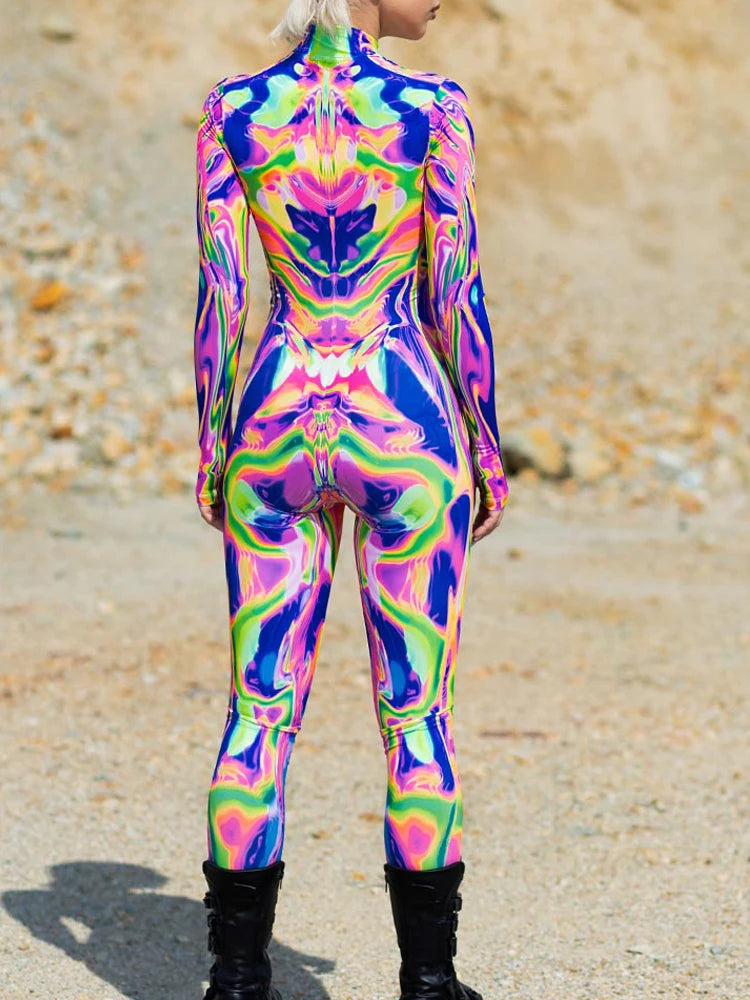 Electric Explosion Full Rave Bodysuit