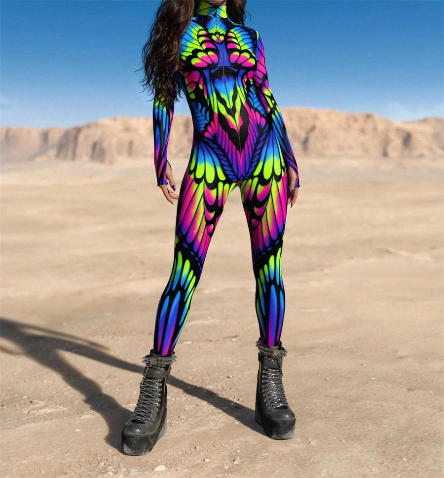 Majestic-Midas Full-Body Rave Bodysuit