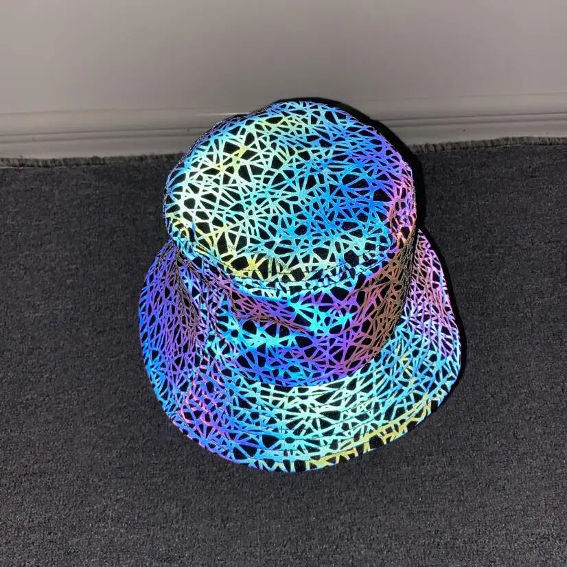 Colorful Reflective Rave Bucket Hat