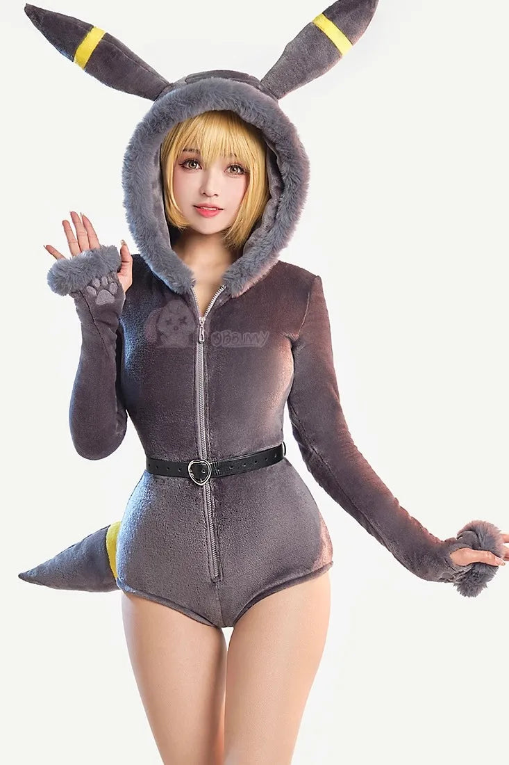 Umbreon  Plush Hooded Rave Romper