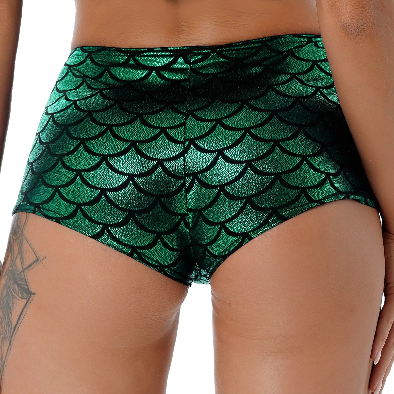 Mermaid Rave Booty Shorts