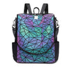 Holographic geometric shoulder bag 