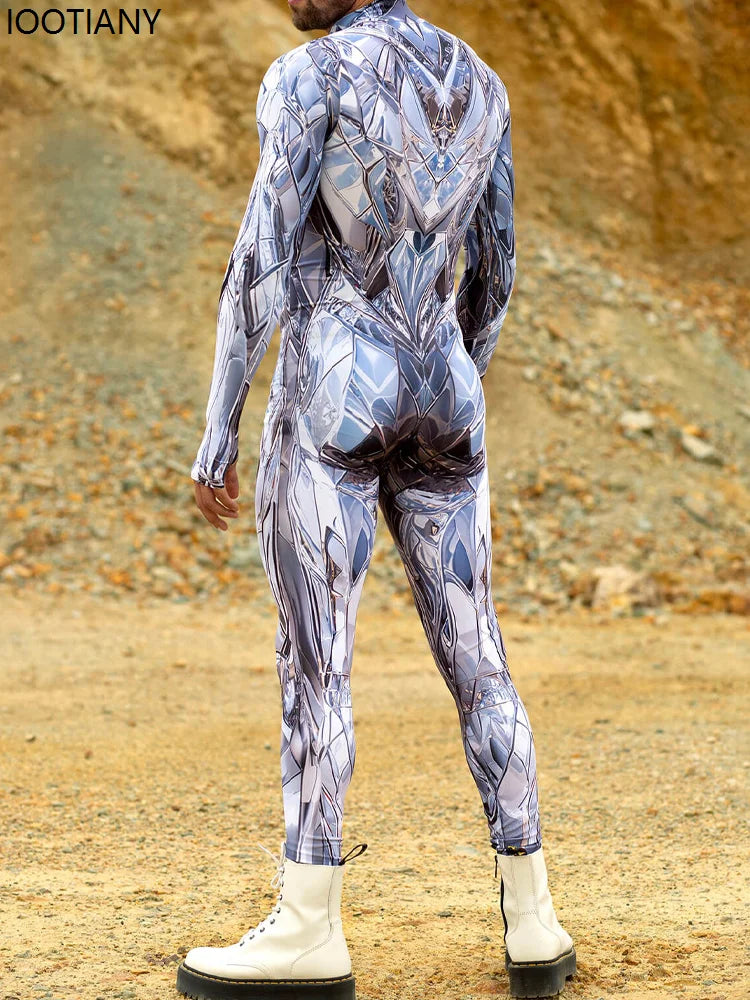 The Reflections Mens Rave full-bodysuit