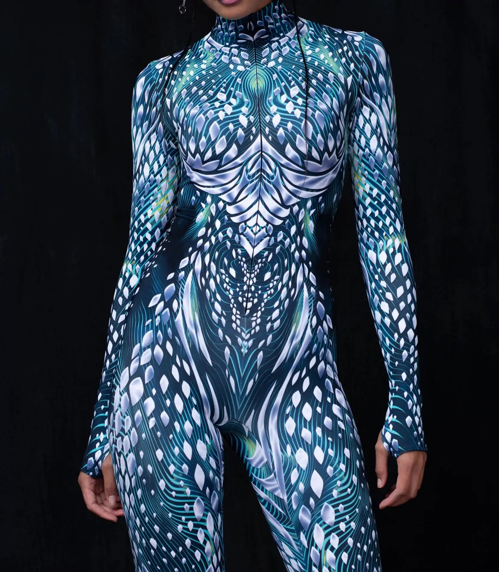 Trip Suit Full-Body Rave Bodysuit