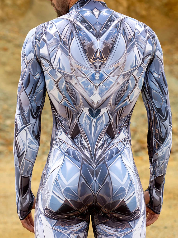 The Reflections Mens Rave full-bodysuit