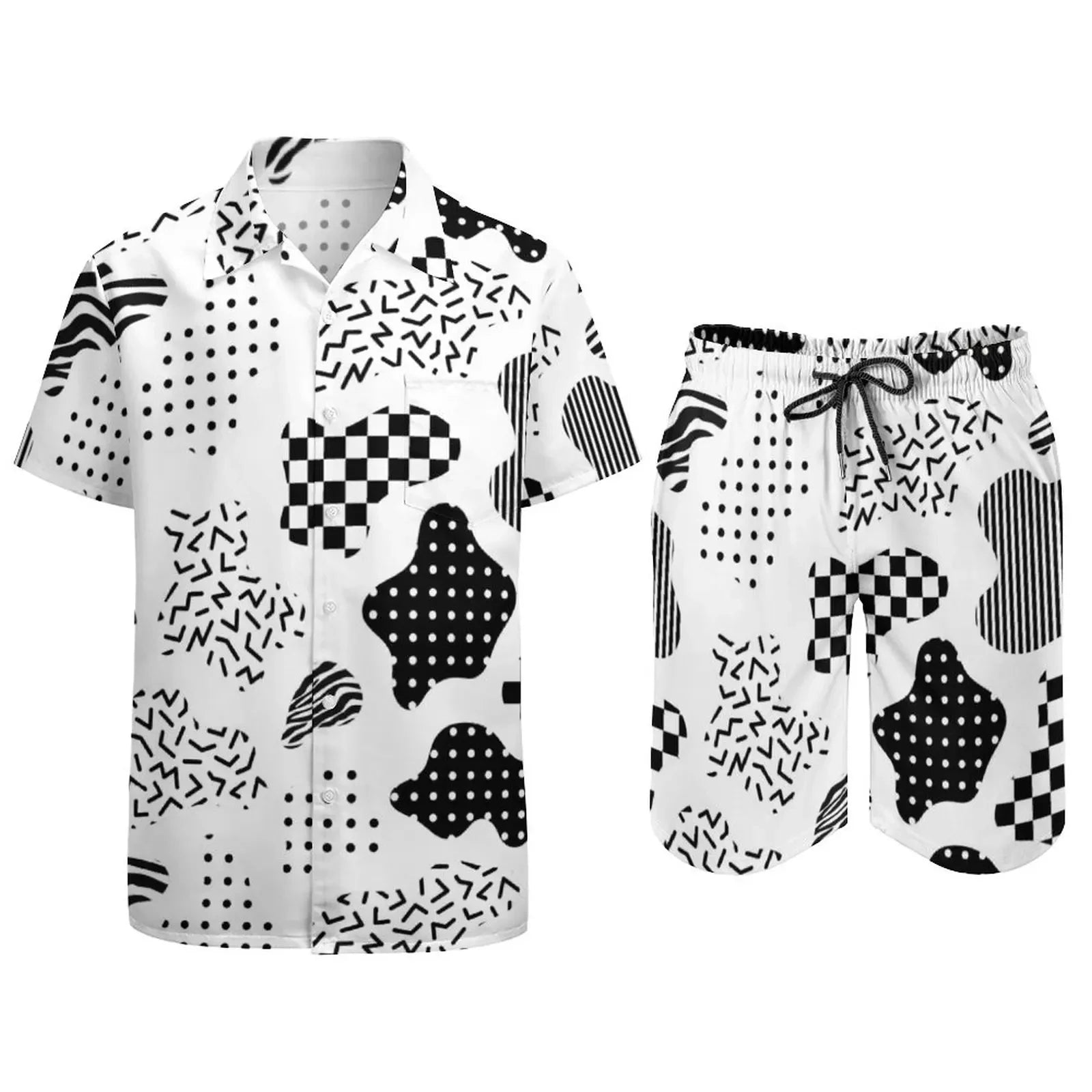 Duck Delight Shirt & Shorts Rave Set