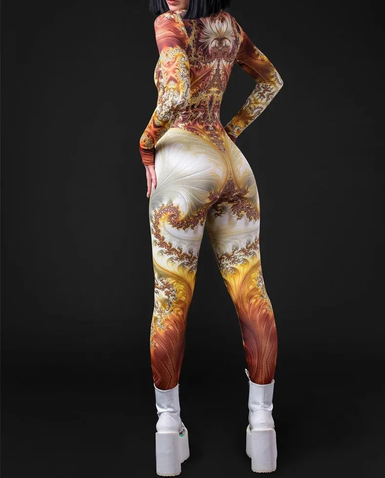 Mind Mosaic Full-Body Rave Bodysuit