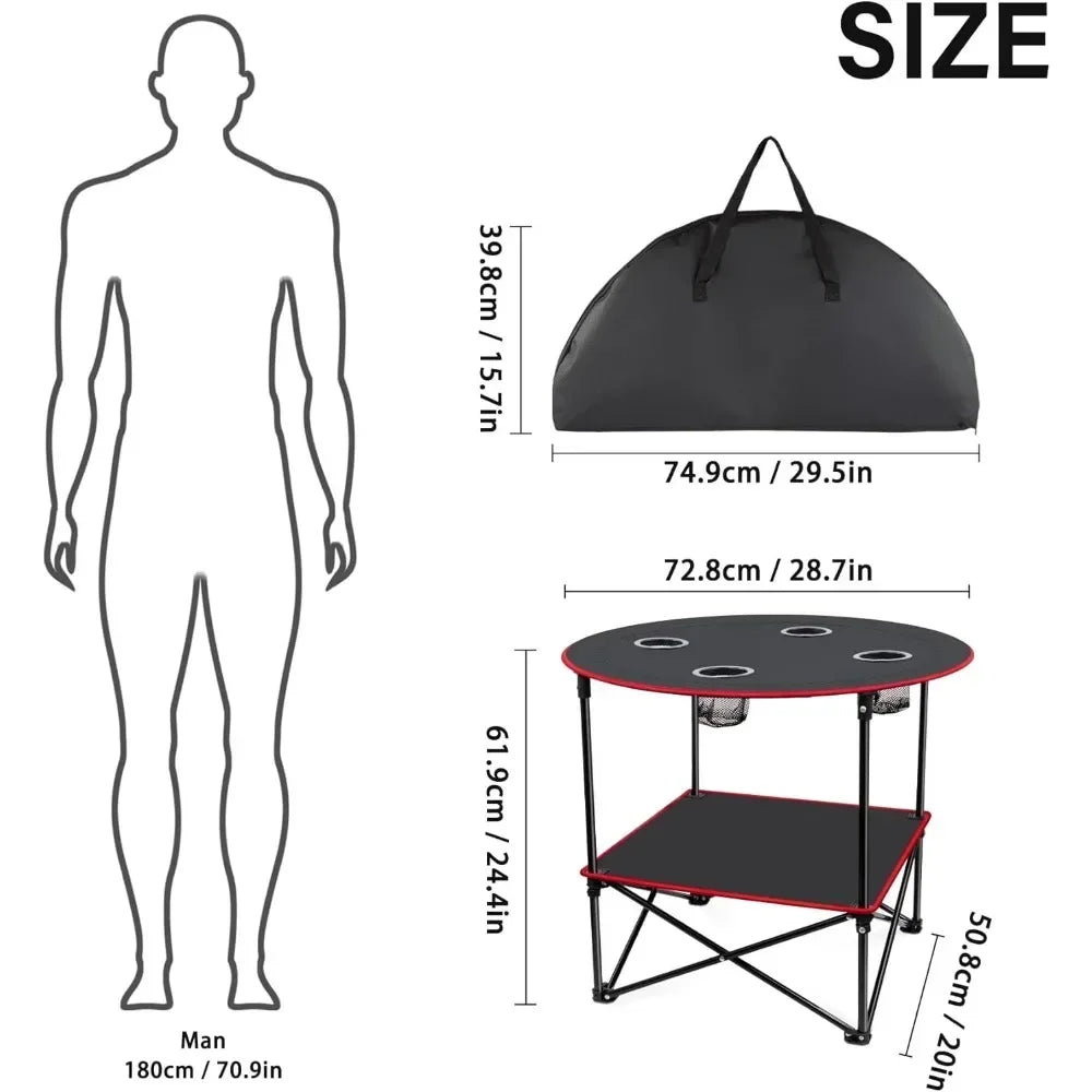 Folding Lightweight Waterproof Camp Table