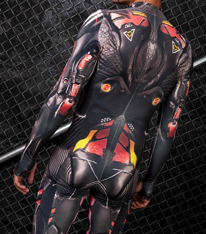 Mecha-Morph Full-Body Rave Bodysuit Mens