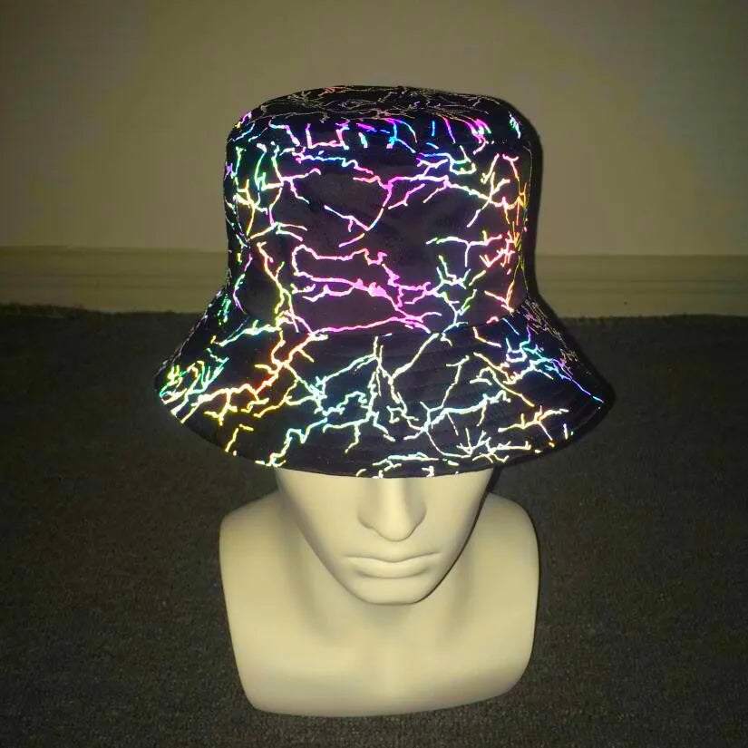 Colorful Reflective Rave Bucket Hat