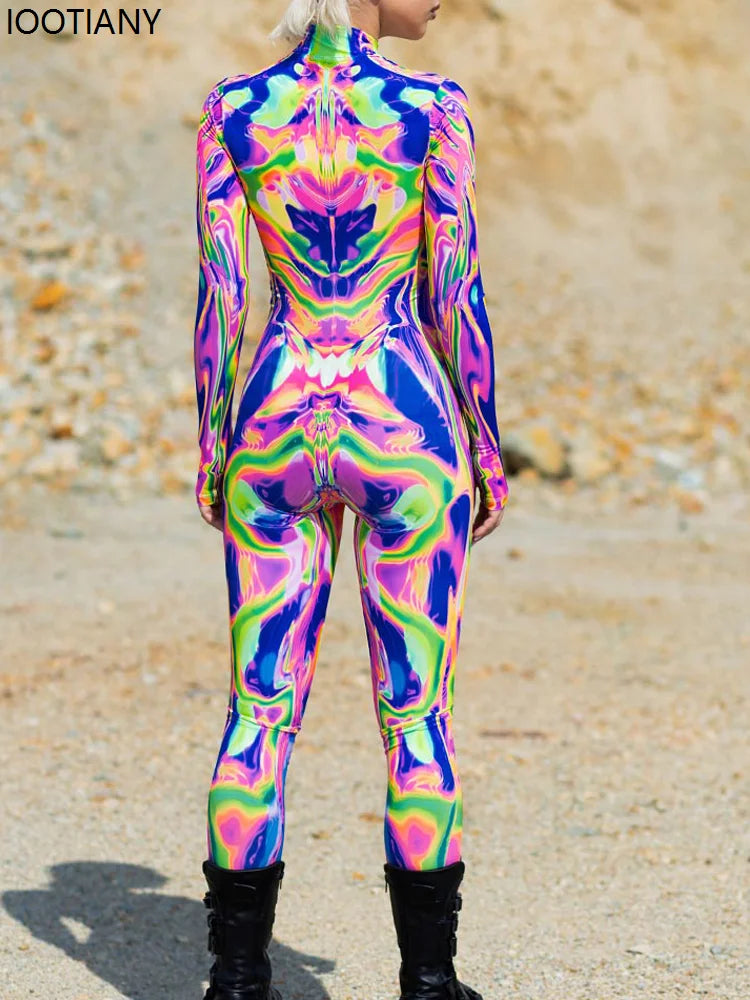 Electric Explosion Full Rave Bodysuit