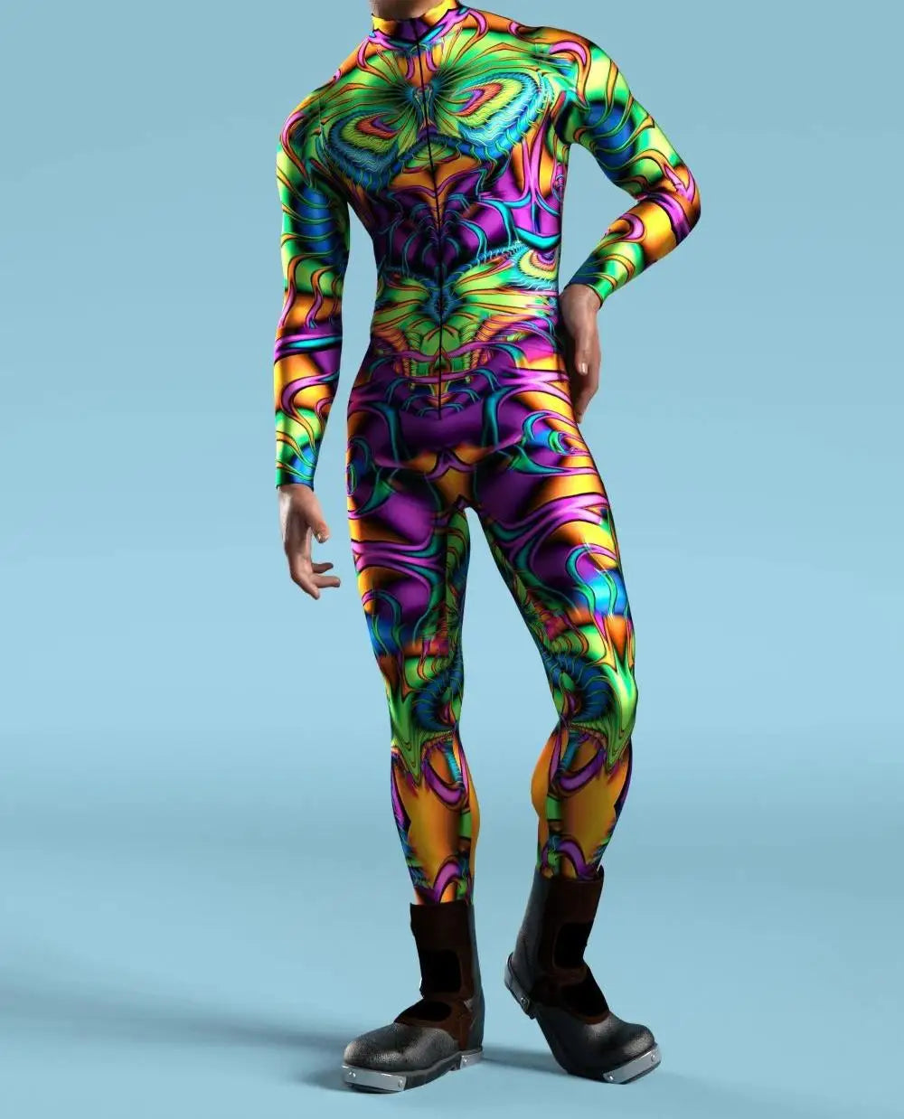 PsyFashion Full-Body Rave Bodysuit Mens