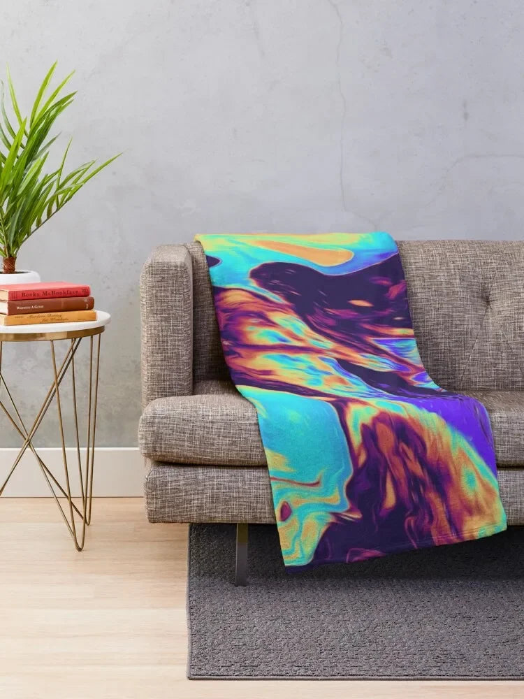 Tropical Swirl Throw Blanket 150x200cm