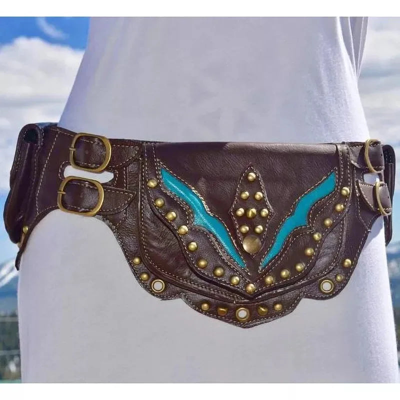 Leather Bohemian Utility Belt