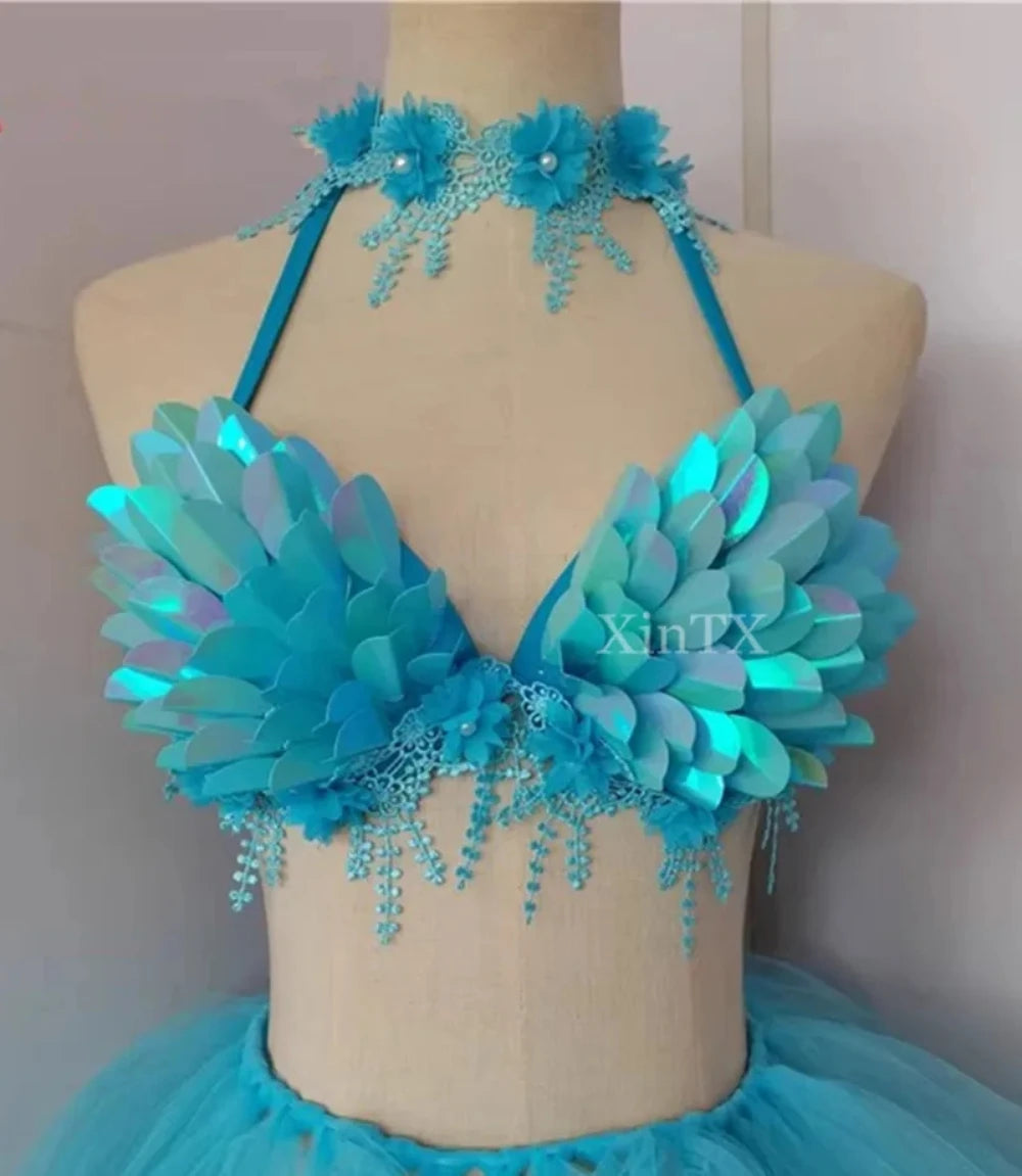 Marine Mystique Sequin Mermaid Bra