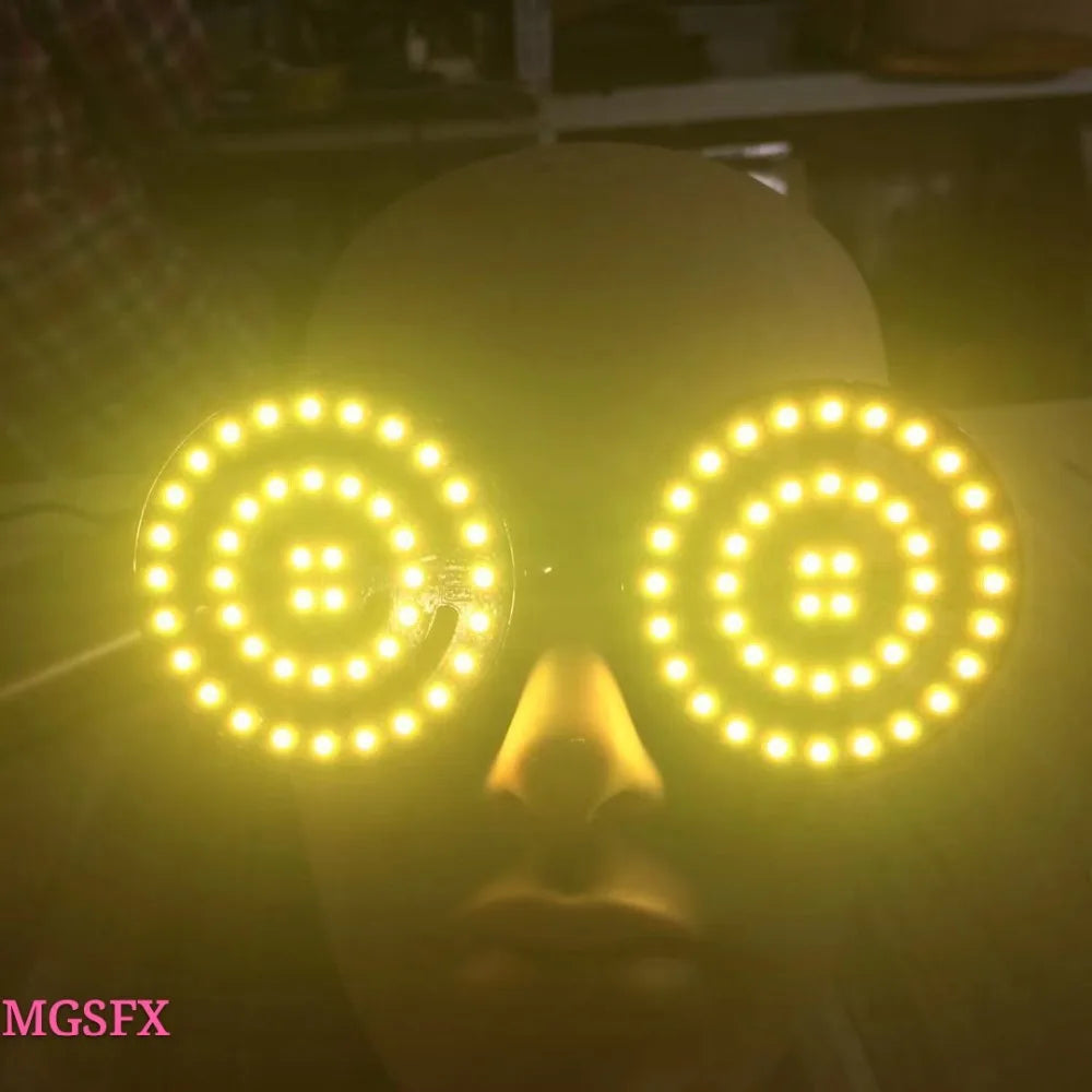 High Grade USB Recharge Rezz Led Light up Goggles