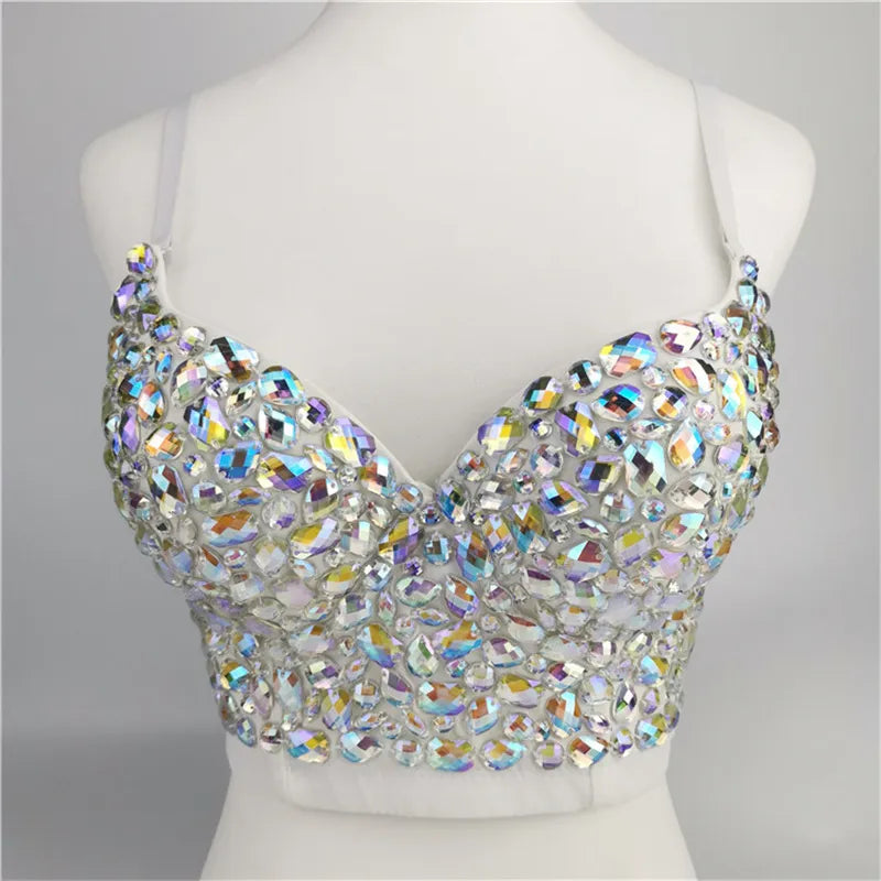 Rhinestone Rave Corset top