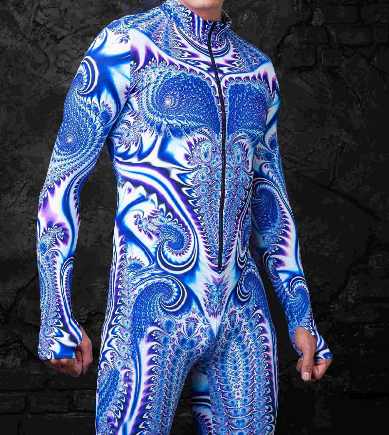 Dream Weave Full-Body Rave Bodysuit Mens