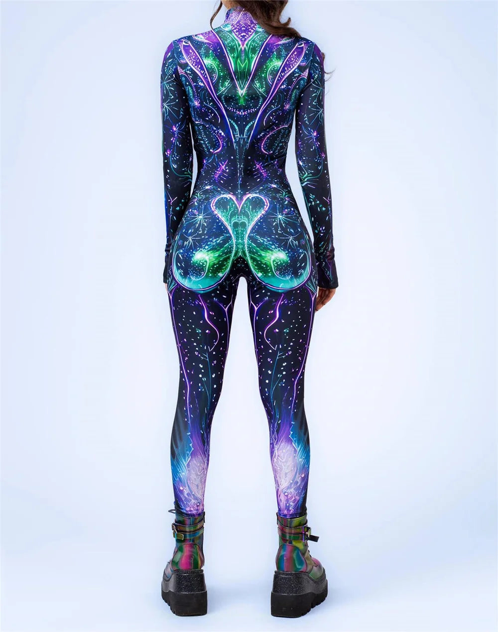 Vivid-Visions Full-Body Rave Bodysuit