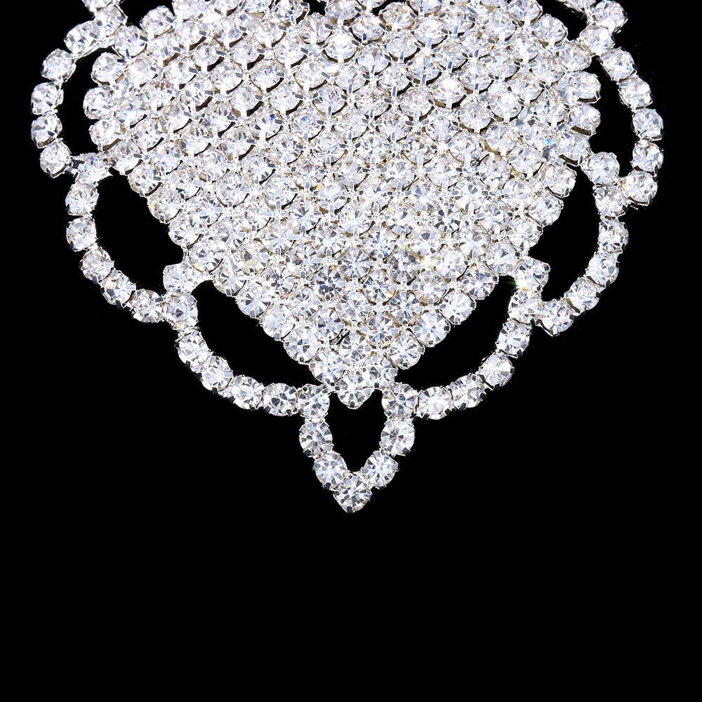 Rhinestone Heart Nipple Pasties