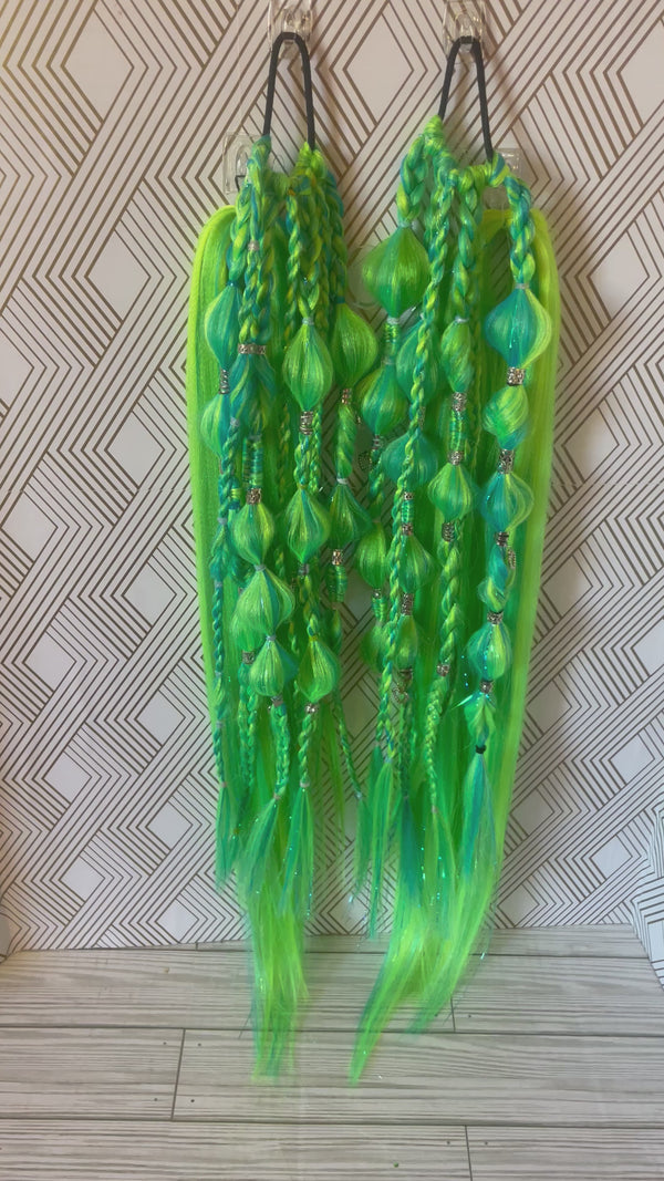 Custom made festival braids